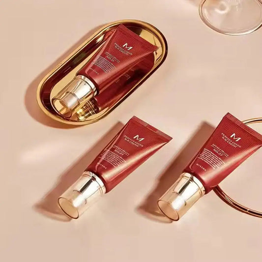 50ml Korean Cosmetic BB Liquid Foundation Concealer Cream Facial Makeup Skin-Nourishing Waterproof Oil Control Long-lasting