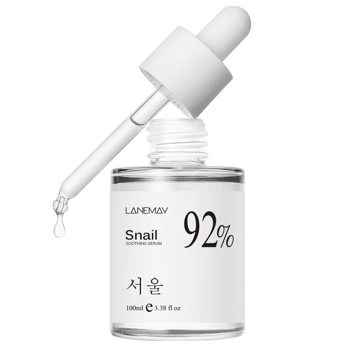 100ML Korean 92% Snail Soothing Serum Face Multi In One Skin Care Hydrating Moisturizing Essence Facial Moisturizer Skincare