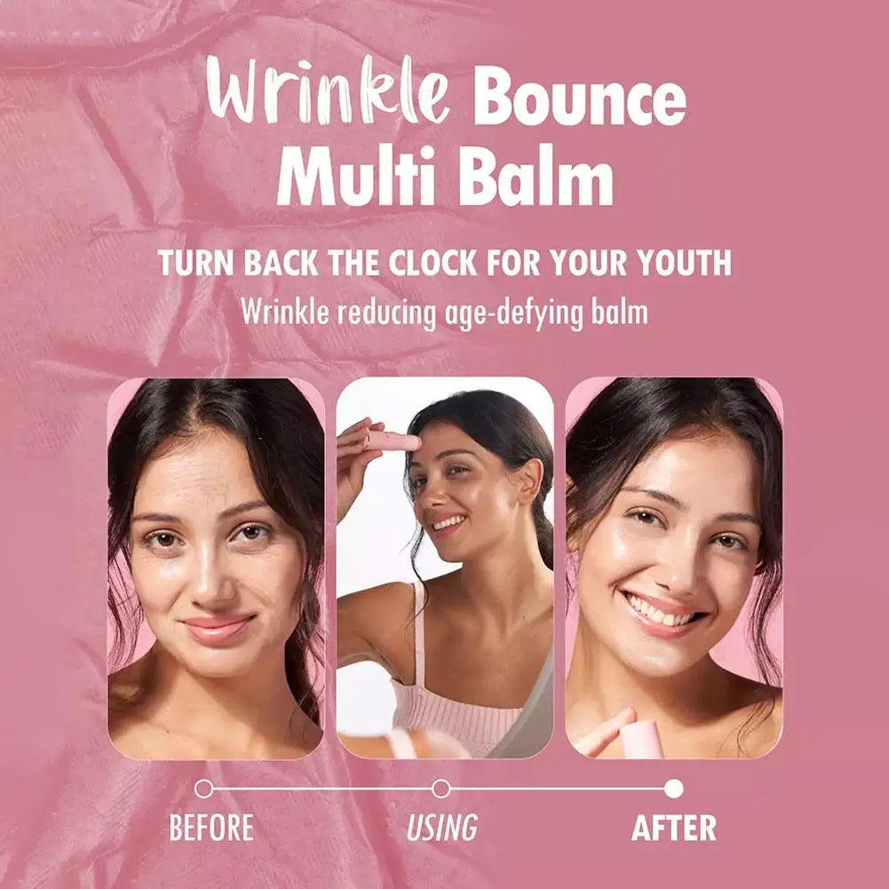 [KAHI] Korean Bounce Moisturizing Wrinkle Bounce Multi Balm Stick Facial Collagen Cream Korean Cosmetics