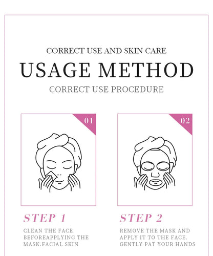 8pcs Natural Plant Face Mask Beauty Skincare Facial Masks Moisturizing Firming Hydrating Facial Mask Face Care Korean Cosmetics